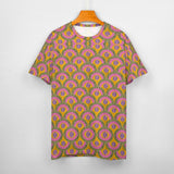 Rainbow Pattern Cotton T-Shirt 3