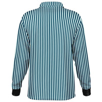 Striped Long Sleeve Polo