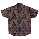 Linen Pattern Embossed Button Down Shirt 5