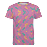 Unisex Half Rainbow  Pattern Cotton T-Shirt