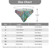 Men's Bikini Underwear leaf pattern embossed 5