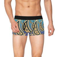 Paisley Pattern Boxer Briefs with Fly