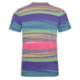Unisex Gradient Paint Cotton T-Shirt