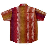 Gradient Velvet Arrow Button Down Shirt
