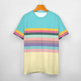 Color Palette Stripes Cotton T-shirt 12