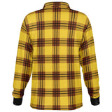 Fall Plaid Long Sleeve Polo