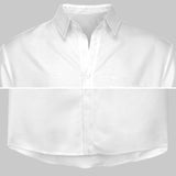 Zebras on Acid Faux Linen Button Down Shirt with chest pocket