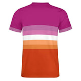 Color Palette Stripes Cotton T-shirt 31