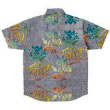 Embossed Rainbow Velvet Button Down Shirt