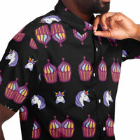 Unicorn Cupcake Button Down