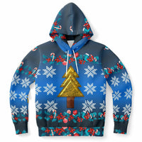 Gold Christmas Tree Hoodie