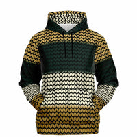 Color Pallette Knit Effect Hoodie