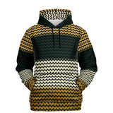 Color Pallette Knit Effect Hoodie