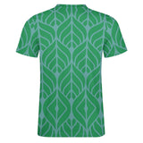 Leaf Pattern Cotton T-Shirt 13