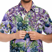 Blueberry Lavender Button Down Shirt