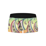 Paisley Pattern Boxer Briefs with Fly