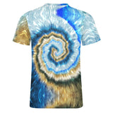 Multi-color Palette Tie Dye Cotton T-shirt 11
