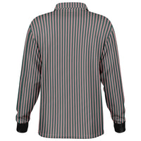 Striped Long Sleeve Polo