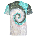 Multi-color Palette Tie Dye Cotton T-shirt 16