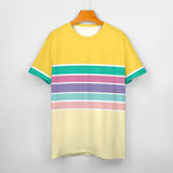 Color Palette Stripes Cotton T-shirt 56
