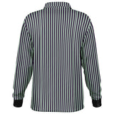 Striped Long Sleeve Polo