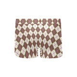 Argyle Pattern Men's Elephant Pouch Boxer Briefs