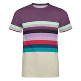 Color Palette Stripes Cotton T-shirt 13