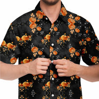 Gothic Floral Button Down