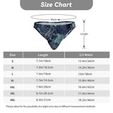 Men's Bikini Underwear Teal Wood