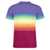 Pride Color Stripes Cotton T-shirt 24