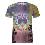 Rebel Heart Embossed Pattern Cotton T-Shirt