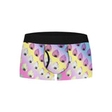 Leaf Pattern Boxer Briefs with Fly