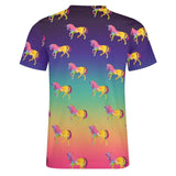 Rainbow Pride Unicorn Cotton T-Shirt 🦄