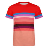 Color Palette Stripes Cotton T-shirt 4