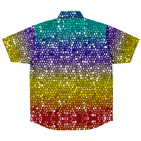 Mosaic Color Palette Button Down Shirt