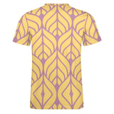 Leaf Pattern Cotton T-Shirt 15