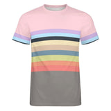 Color Palette Stripes Cotton T-shirt 2
