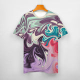 Liquid Paint Effect Cotton T-Shirt 9