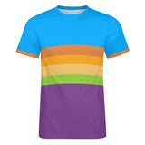 Color Palette Stripes Cotton T-shirt 43