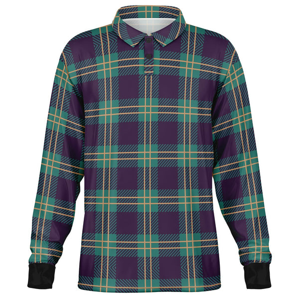 Coat Plaid Long Sleeve Polo Oscar Guardiola Designs