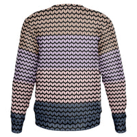 Color Palette Knit Effect Sweatshirt