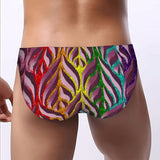 Men's Bikini Underwear leaf pattern embossed 2