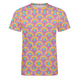 Rainbow Pattern Cotton T-Shirt 2