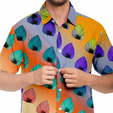 Color Palette Leaves Button Down Shirt