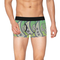 Paisley Pattern Boxer Briefs with Fly