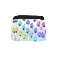 Leaf Pattern Boxer Briefs with Fly