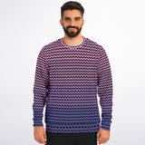 Color Palette Knit Effect Sweatshirt