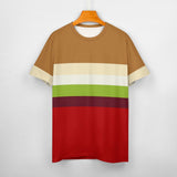 Color Palette Stripes Cotton T-shirt 16