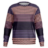 Color Palette Knit Effect Sweatshirt