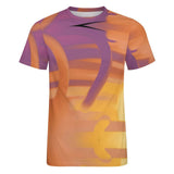 Unisex Paint Stroke Pattern Cotton T-Shirt